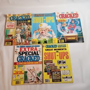 Vintage Cracked Magazine Lot of 5 1981 And 1982